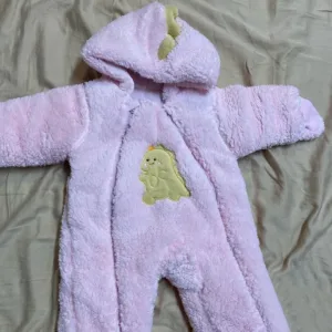 Mottagen Baby Hooded Romper förtjockad jumpsuit från kund M**t.