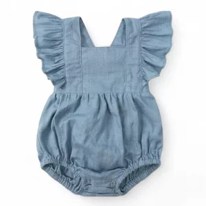 babybyxa, ärmlös romper