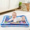 water play mat, inflatable water mat, tummy time water mat