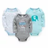 long sleeve bodysuit, cotton bodysuit, newborn bodysuit