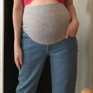 Received Over Bump Maternity Jeans Pregnancy Pants from customer L****r.