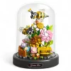 bee toy, diy flower, diy butterfly, flower building set