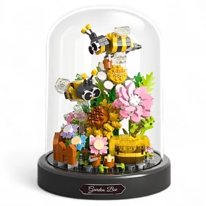 bee toy, diy flower, diy butterfly, flower building set