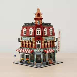corner coffee shop building blocks, coffee shop building blocks