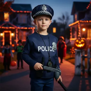 Polisdräkt Polis Kostym för Barn