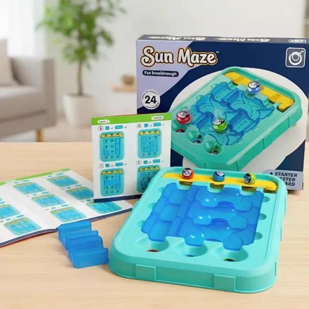 kitten maze puzzle game, ball maze toy