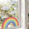 window stickers, rainbow decals, rainbow window decoration