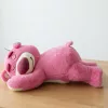 big pink teddy bear, strawberry teddy bear, cute sleeping teddy bear, pink teddy bear