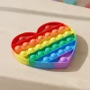 pop it toy, heart pop it toy, colourful fidget toy