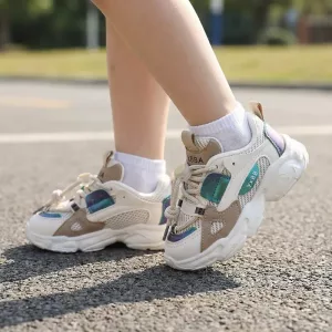 Bekväma Mesh Sneakers Flexibla Lätta Skor för Barn