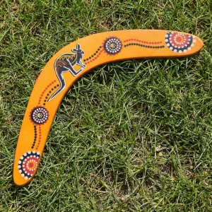 Kangaroo boomerang i trä för barn
